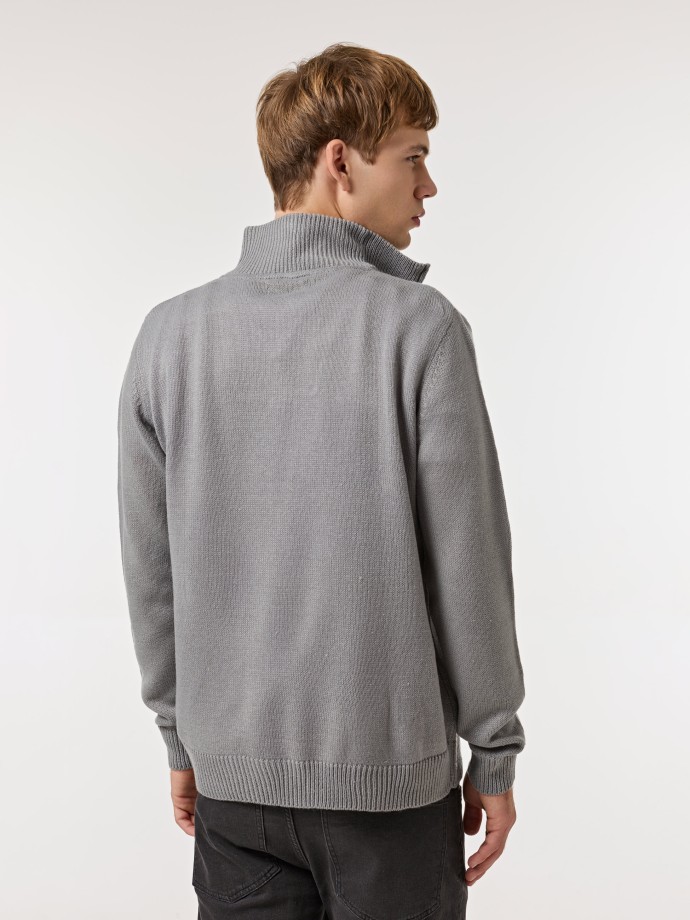 Camisola de malha com gola Camisola de malha com gola