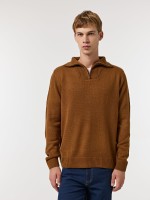 Camisola de malha com gola Camisola de malha com gola