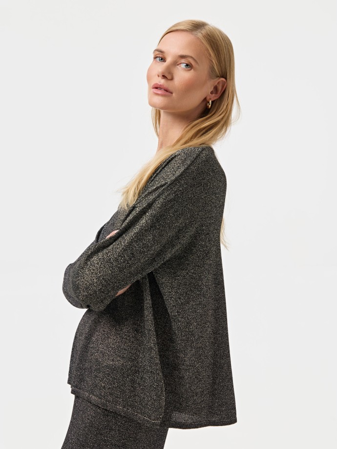 Camisola decote em V Camisola decote em V