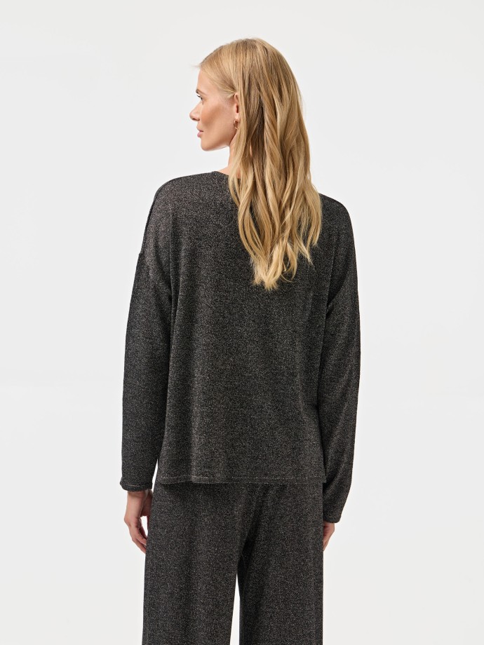 Camisola decote em V Camisola decote em V