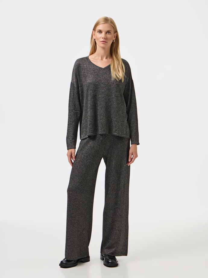 Camisola decote em V Camisola decote em V