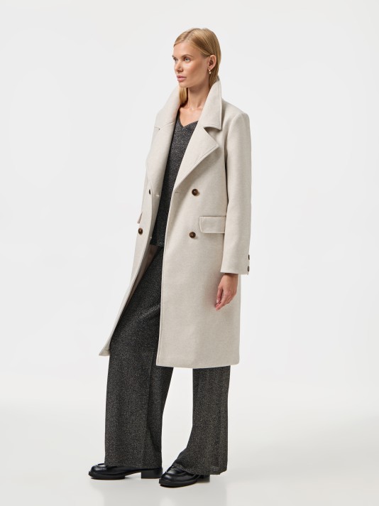 Casaco comprido clássico Casaco comprido clássico