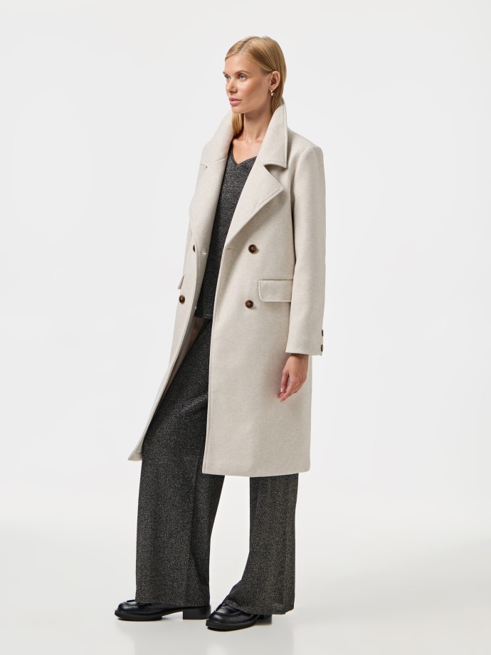 Casaco comprido clssico