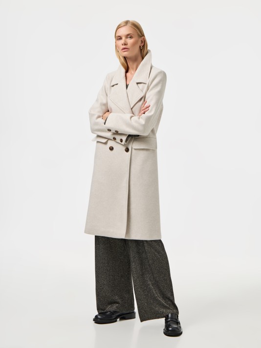 Casaco comprido clssico