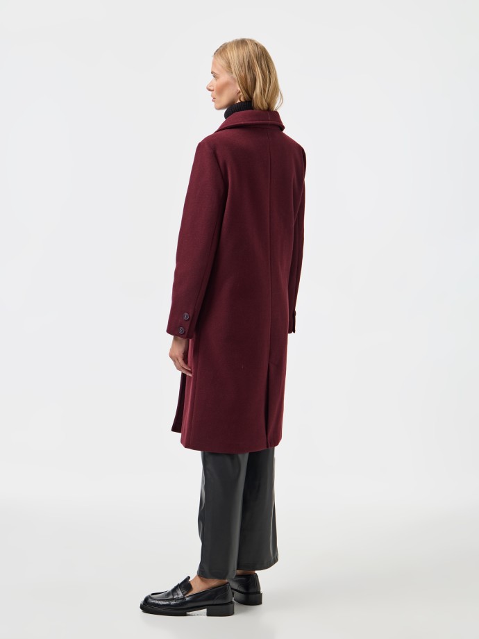 Casaco comprido clssico