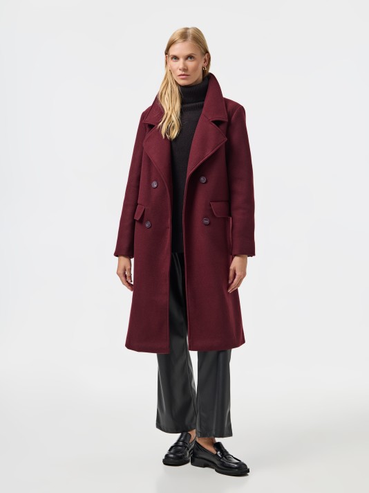 Casaco comprido clssico