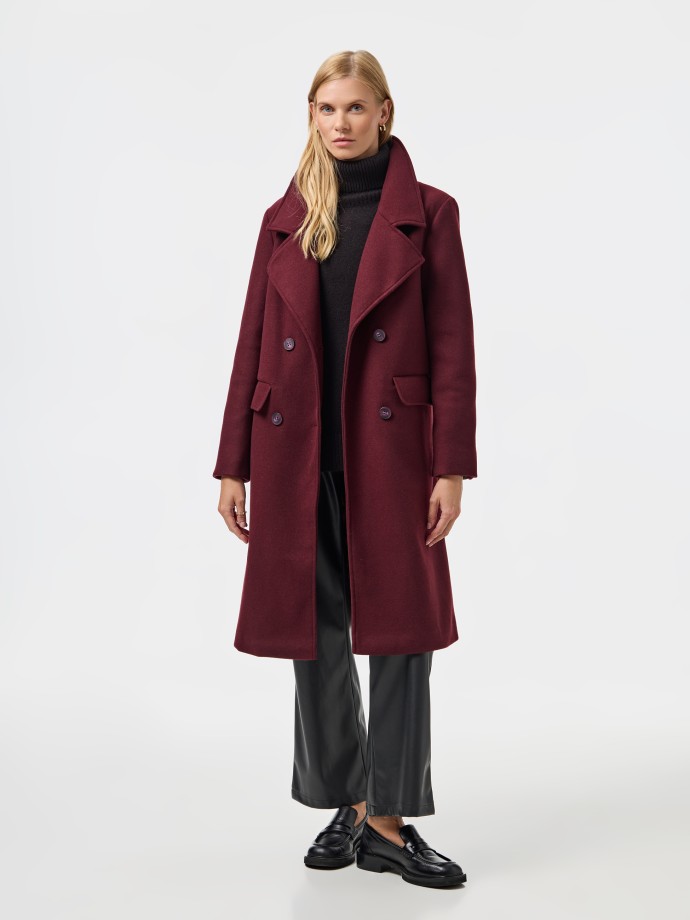 Casaco comprido clssico