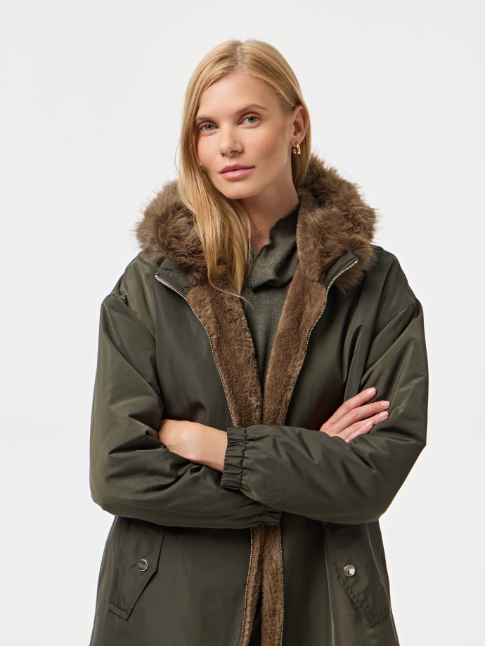 Parka com carapuo