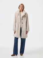 Casaco de pelo sinttico