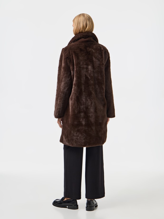 Casaco de pelo sinttico