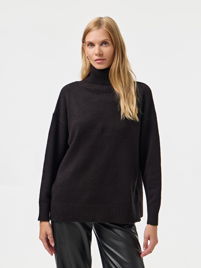 Camisola de gola alta Camisola de gola alta