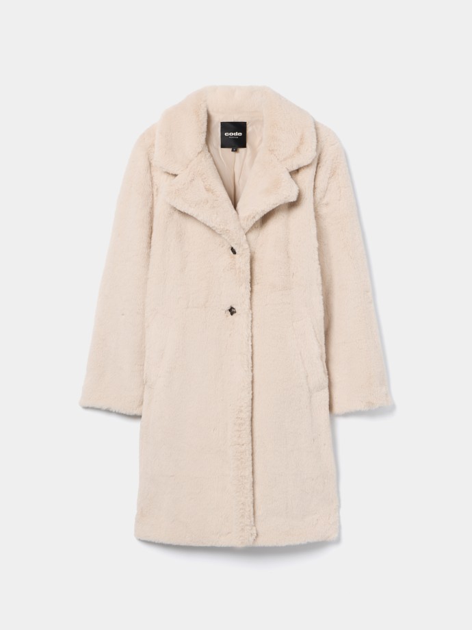 Casaco de pelo sinttico