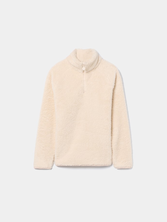 Camisola em sherpa Camisola em sherpa