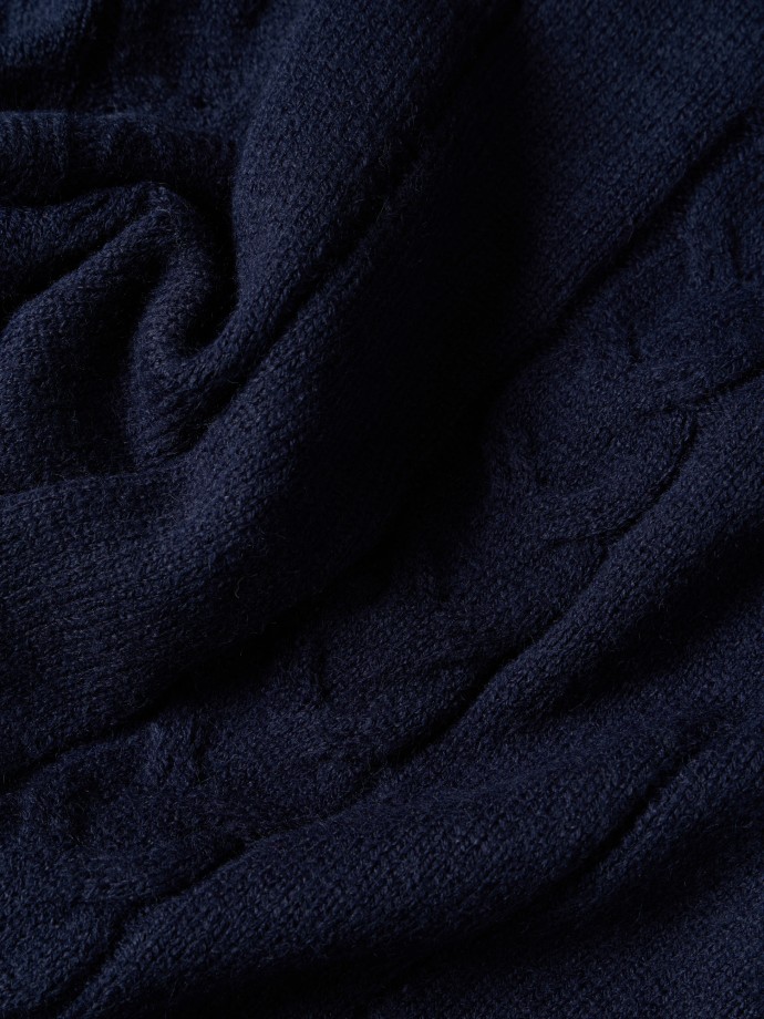 Camisola em malha entranada