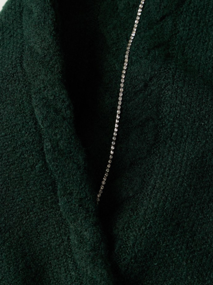 Camisola de malha com strass