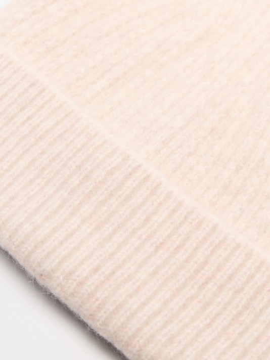 Gorro em malha canelada Gorro em malha canelada