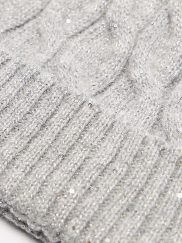 Gorro com lantejoulas Gorro com lantejoulas