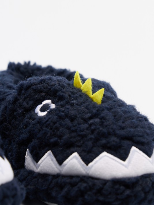 Pantufas de dinossauro Pantufas de dinossauro