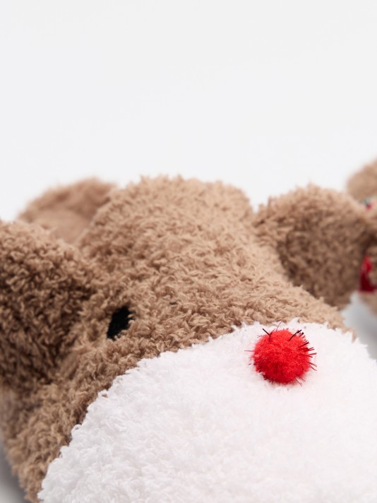 Pantufas de rena Pantufas de rena