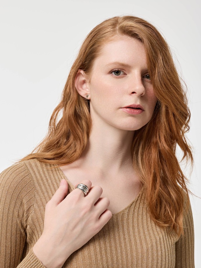 Camisola malha com brilhantes