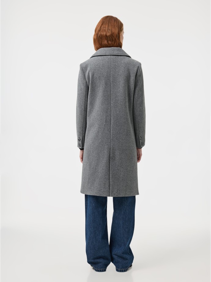 Casaco comprido clssico