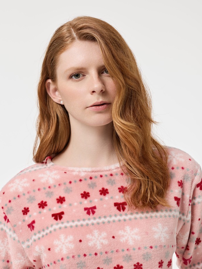 Pijama polar estampado Pijama polar estampado