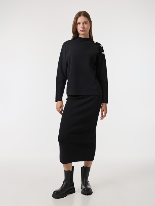 Camisola com botões Camisola com botões