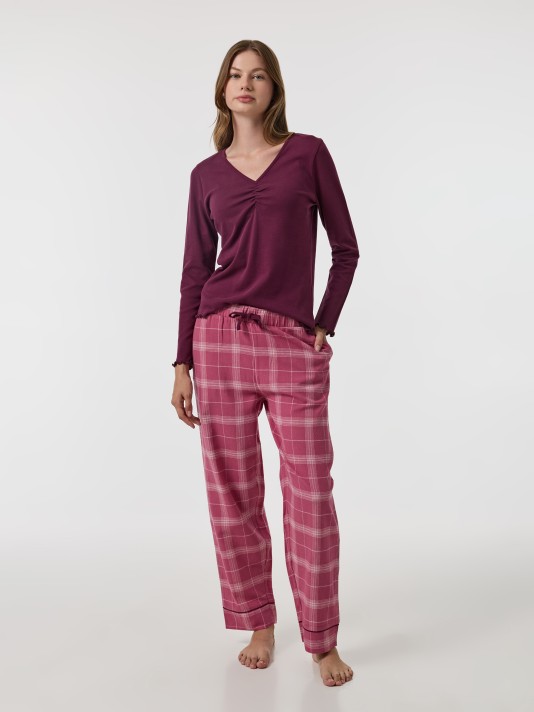 Pijama de flanela