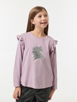 Camisola com lantejoulas