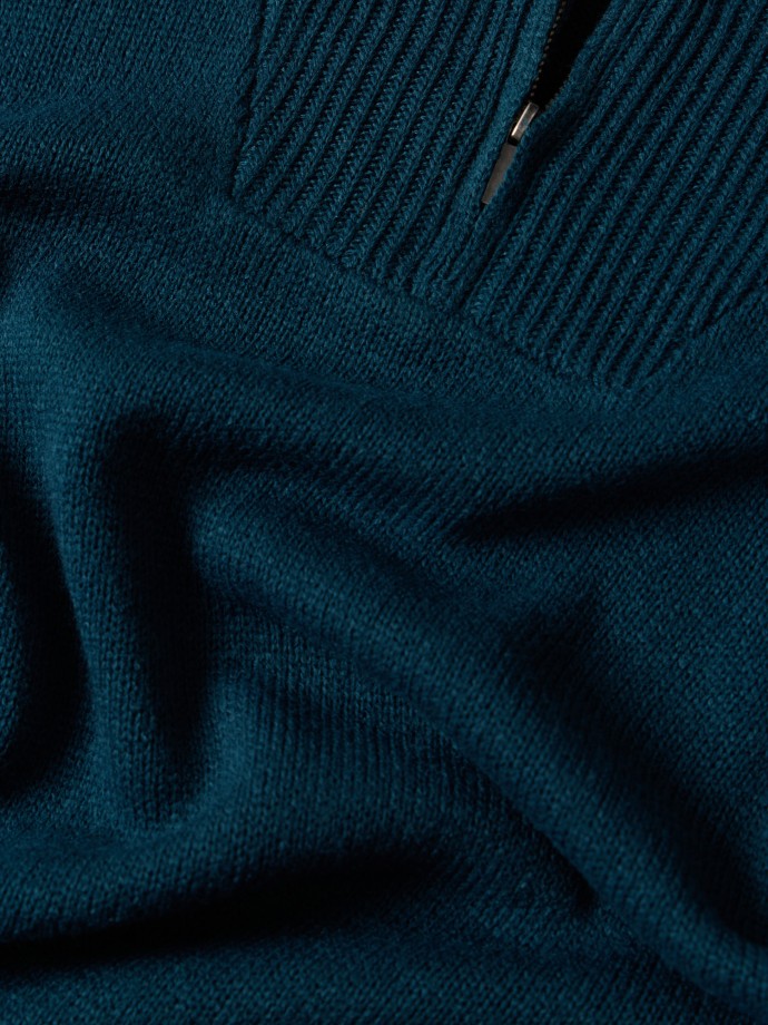 Camisola de malha com gola