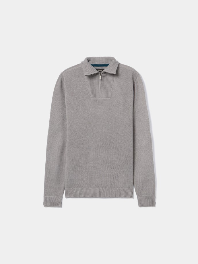 Camisola de malha com gola Camisola de malha com gola