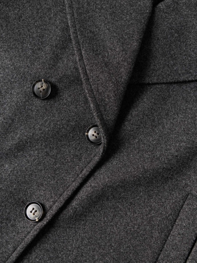 Casaco curto em fazenda