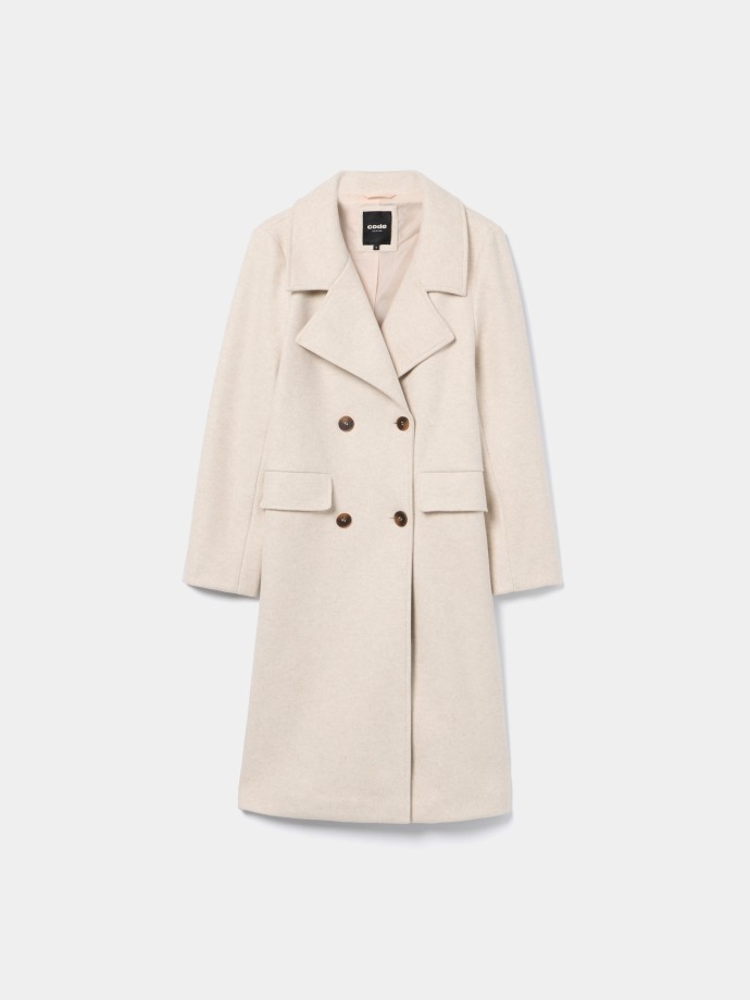 Casaco comprido clssico