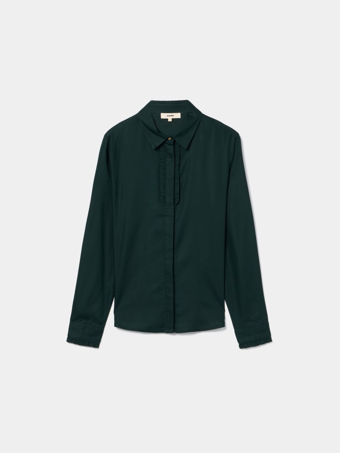 Camisa com franzido Camisa com franzido