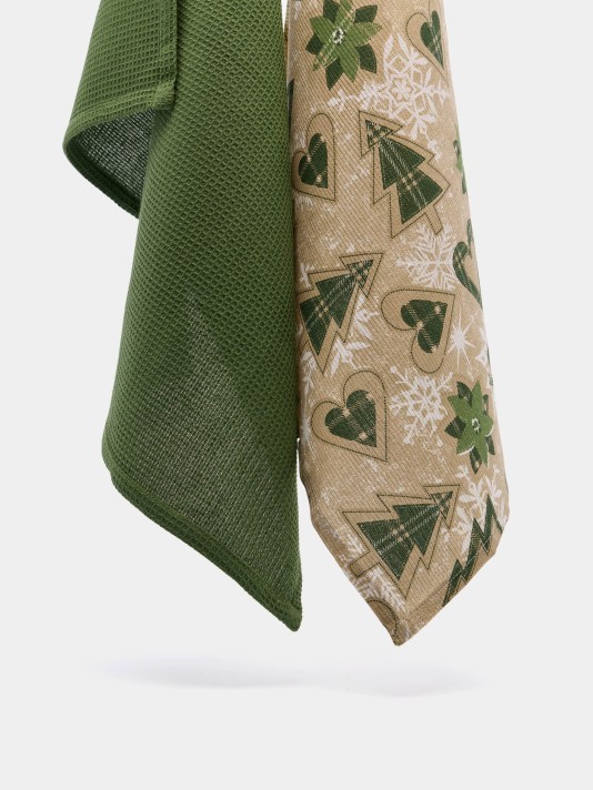 Conjunto de 2 panos de Natal Conjunto de 2 panos de Natal