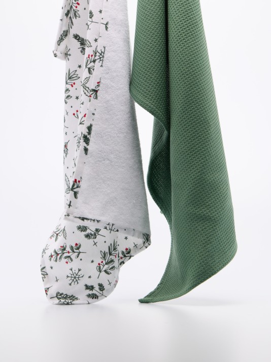 Conjunto de 2 panos de Natal Conjunto de 2 panos de Natal