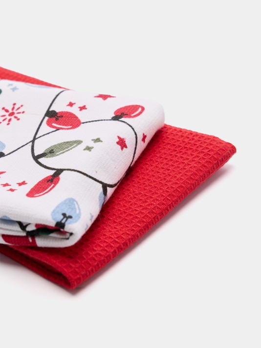 Conjunto de 2 panos de Natal Conjunto de 2 panos de Natal