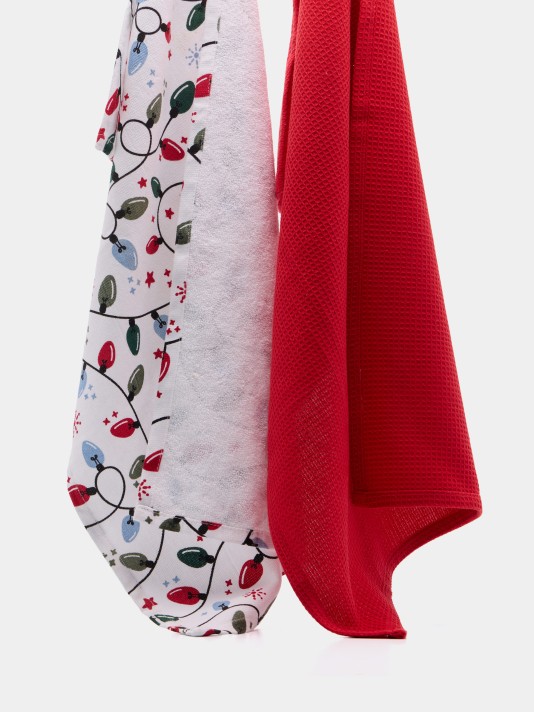 Conjunto de 2 panos de Natal Conjunto de 2 panos de Natal