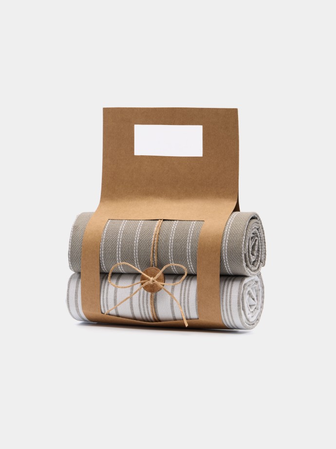 Conjunto de 2 panos de cozinha Conjunto de 2 panos de cozinha