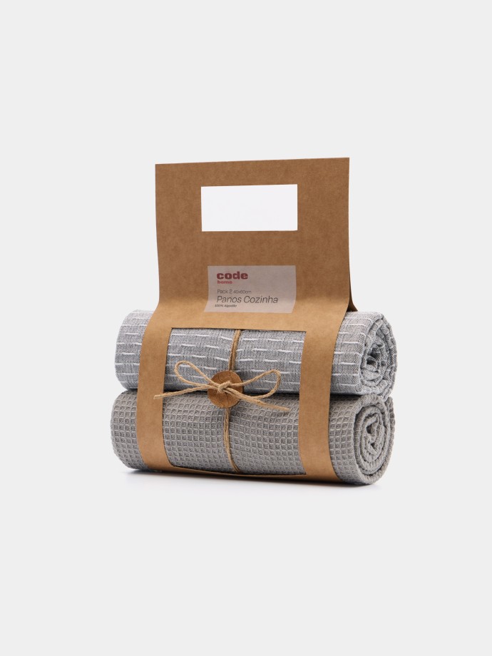 Conjunto de 2 panos de cozinha