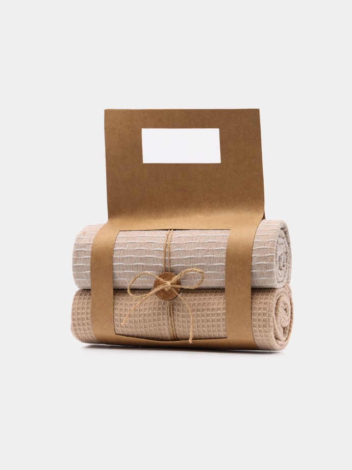 Conjunto de 2 panos de cozinha Conjunto de 2 panos de cozinha