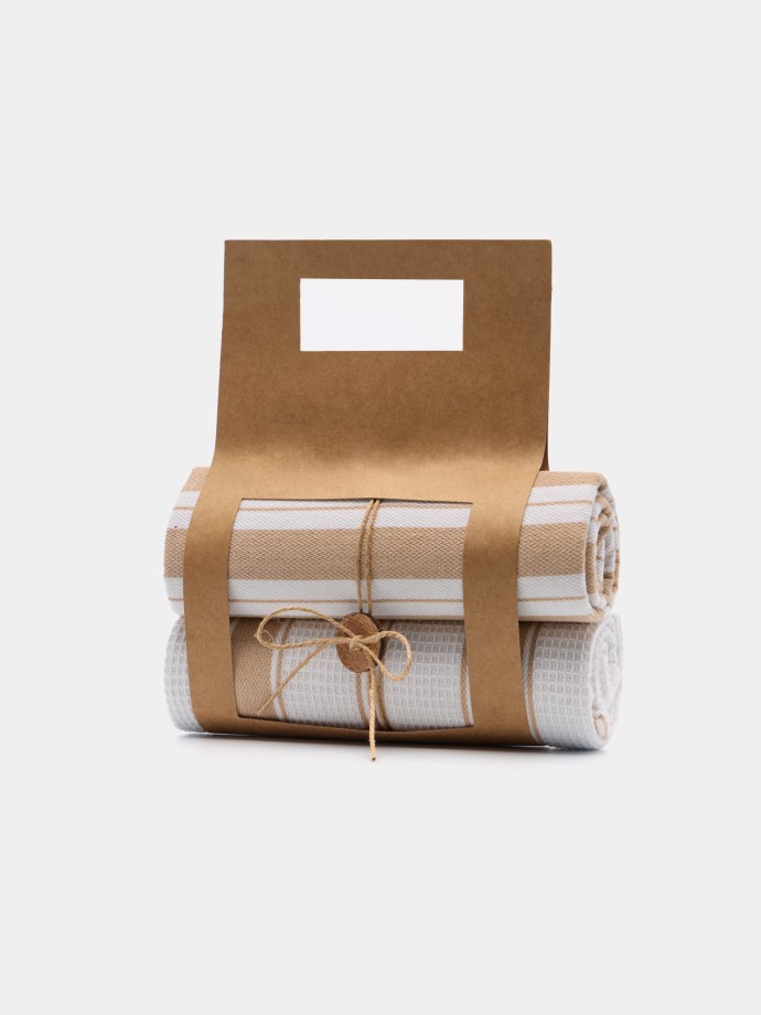 Conjunto de 2 panos de cozinha