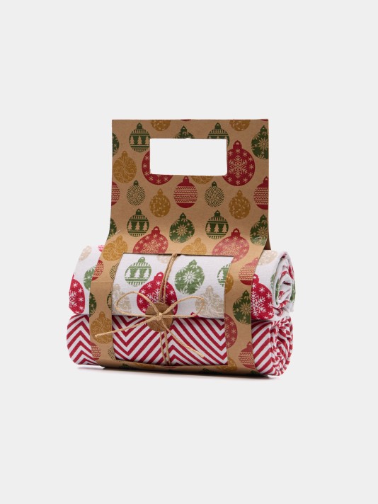 Conjunto de 2 panos de Natal