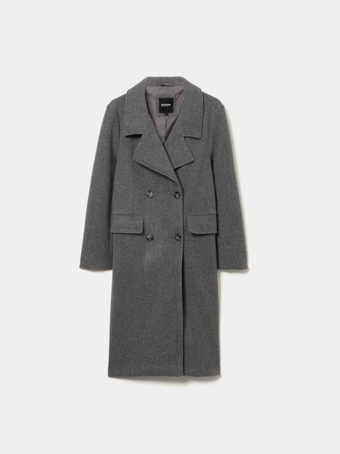 Casaco comprido clssico