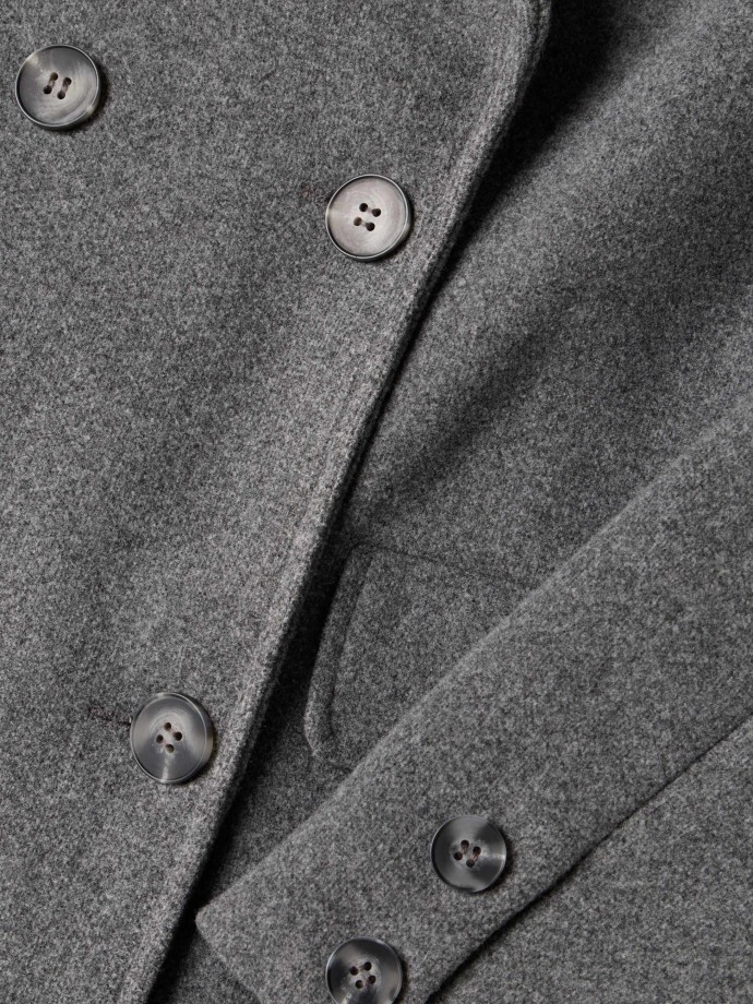 Casaco comprido clssico