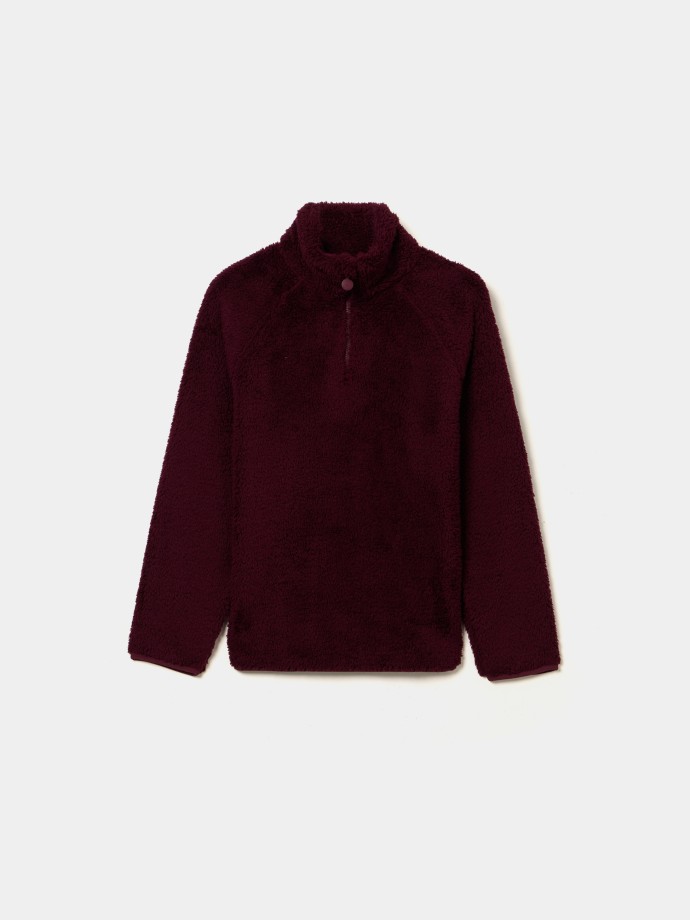 Camisola em sherpa Camisola em sherpa