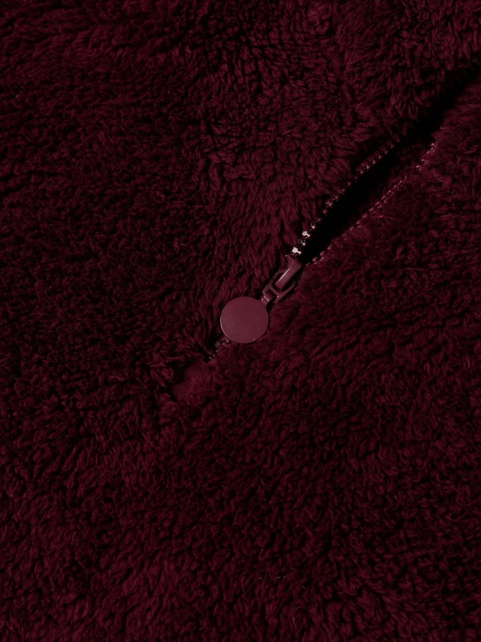 Camisola em sherpa Camisola em sherpa