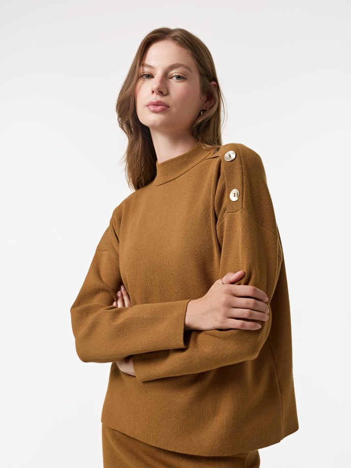 Camisola com botões Camisola com botões