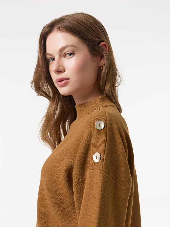 Camisola com botões Camisola com botões