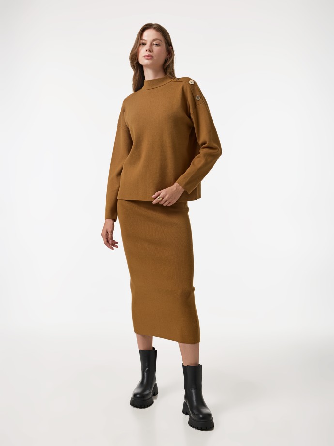 Camisola com botões Camisola com botões
